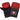 "RDX F9 Red/Black Punch Bag mitts"