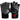 "RDX- L4 Deepoq Leather Gym Gloves black and grey"