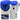 "RDX A2 BBBofC Approved Fight Boxing Gloves in white and blue"
